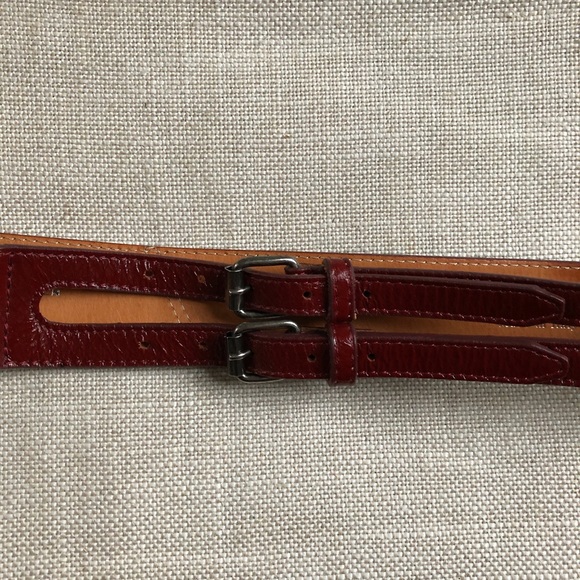 Dries Van Noten Belt Patent Leather Two Buckles S main image 7